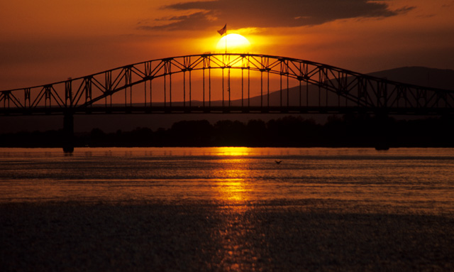 Blue Bridge Sunset